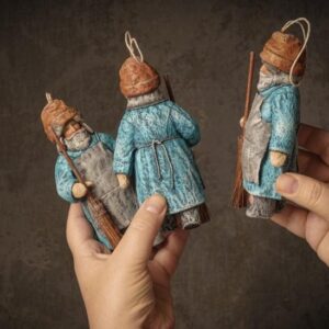 Новогодняя игрушка "Дворник Тихон" - изображение 2