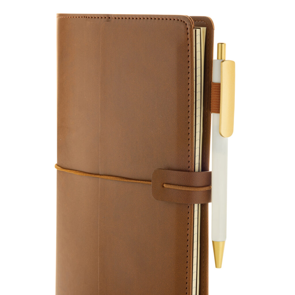 Многофункциональный блокнот Daily Notes Binder 3 в 1 в обложке из PU, А5 коричневый