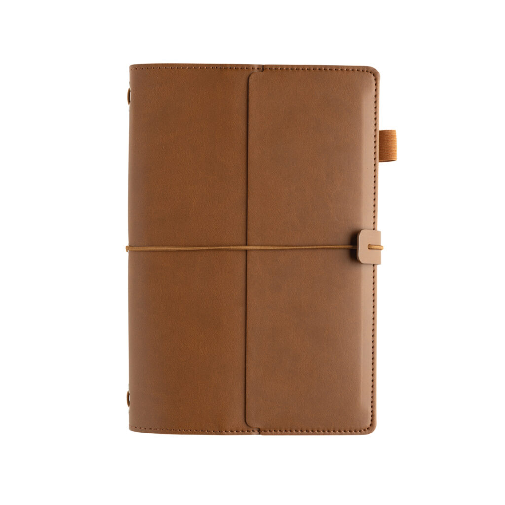 Многофункциональный блокнот Daily Notes Binder 3 в 1 в обложке из PU, А5 коричневый