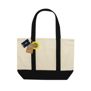Сумка-шоппер SHOP LOCAL AWARE™ из переработанного хлопка, 350 г/м², черный - изображение 2