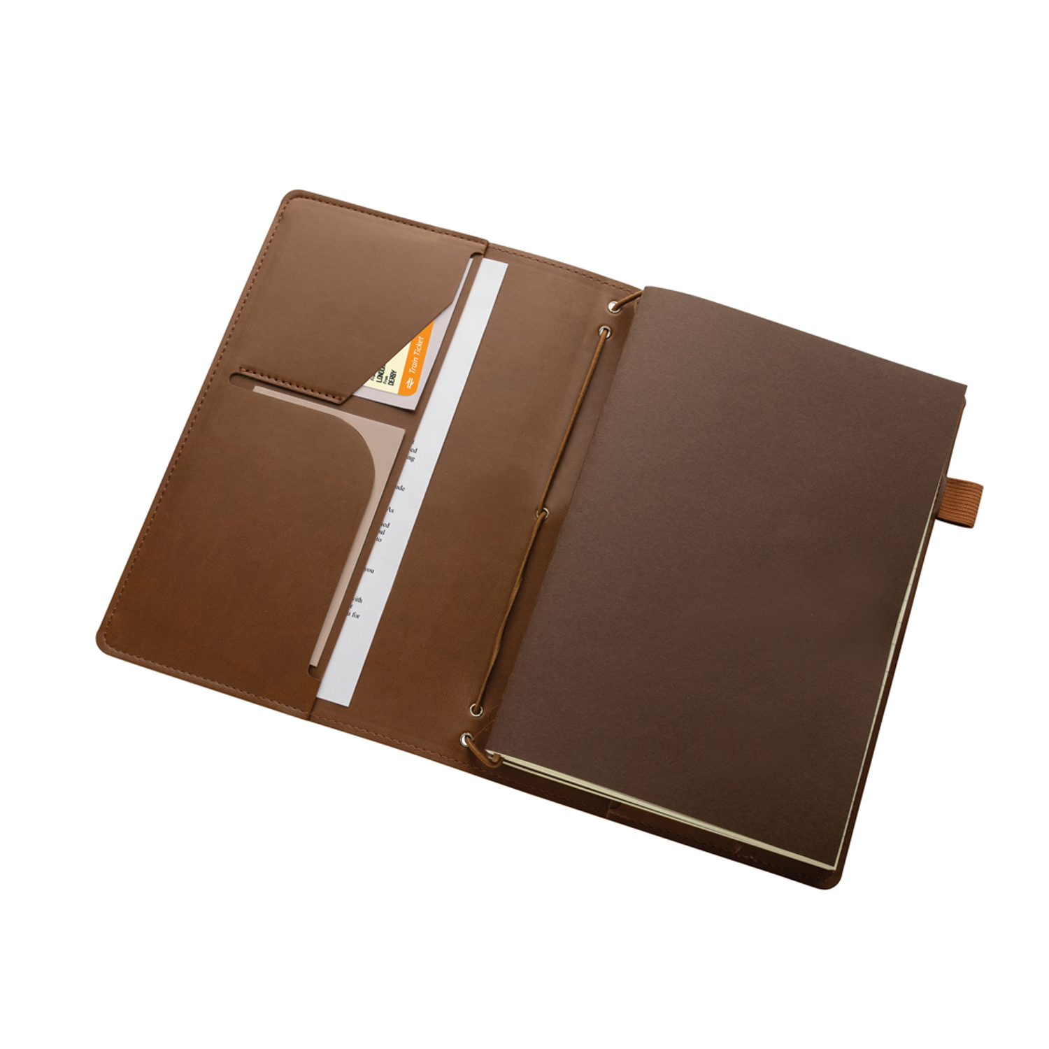 Многофункциональный блокнот Daily Notes Binder 3 в 1 в обложке из PU, А5 коричневый - изображение 4
