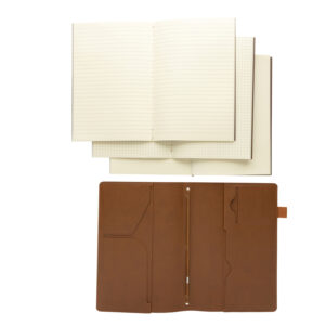 Многофункциональный блокнот Daily Notes Binder 3 в 1 в обложке из PU, А5 коричневый - изображение 5