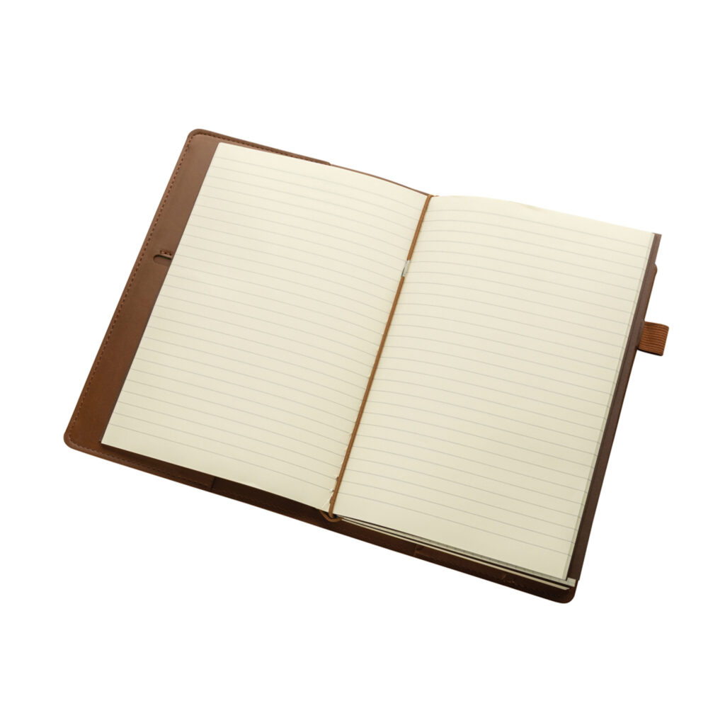 Многофункциональный блокнот Daily Notes Binder 3 в 1 в обложке из PU, А5 коричневый