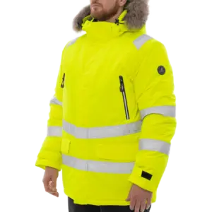 Зимняя сигнальная куртка-парка Brodeks KW 220 - изображение 2