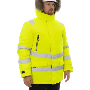 Зимняя сигнальная куртка-парка Brodeks KW 220 - изображение 4