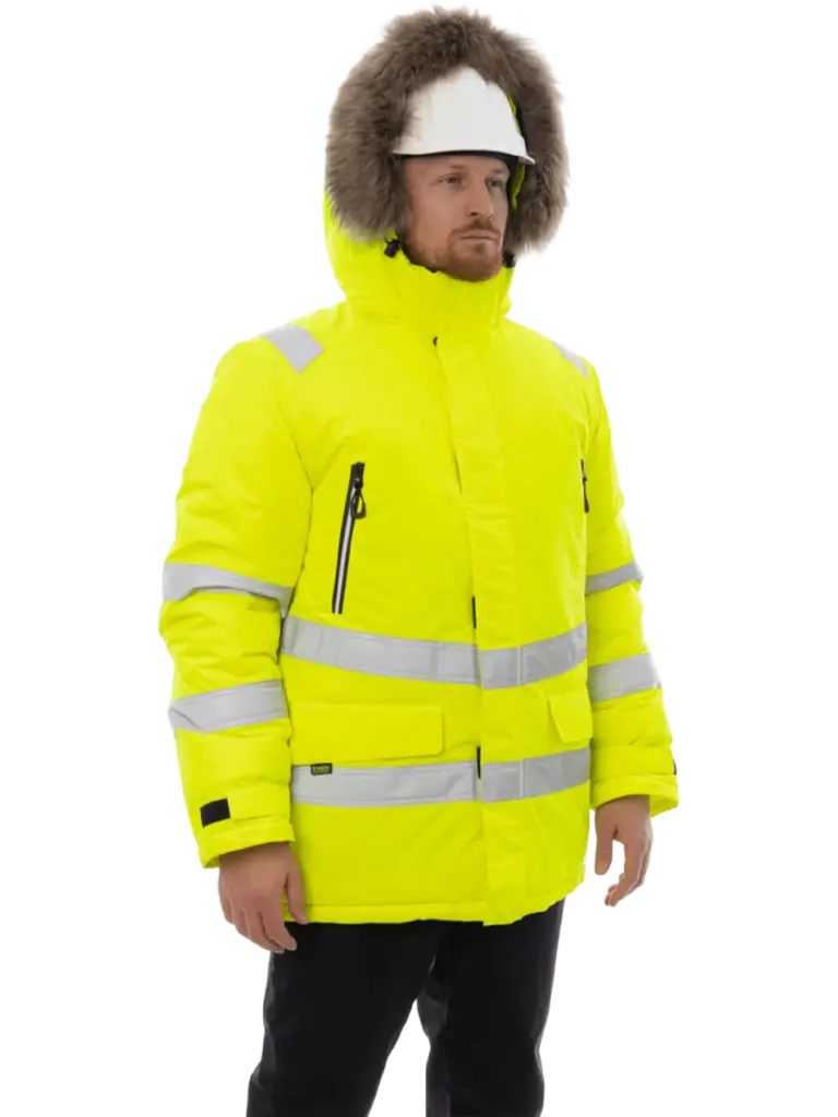 Зимняя сигнальная куртка-парка Brodeks KW 220