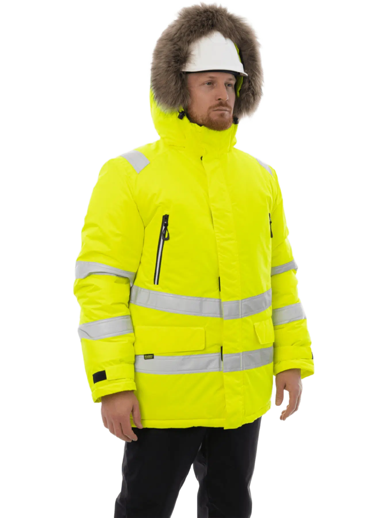 Зимняя сигнальная куртка-парка Brodeks KW 220 - изображение 4