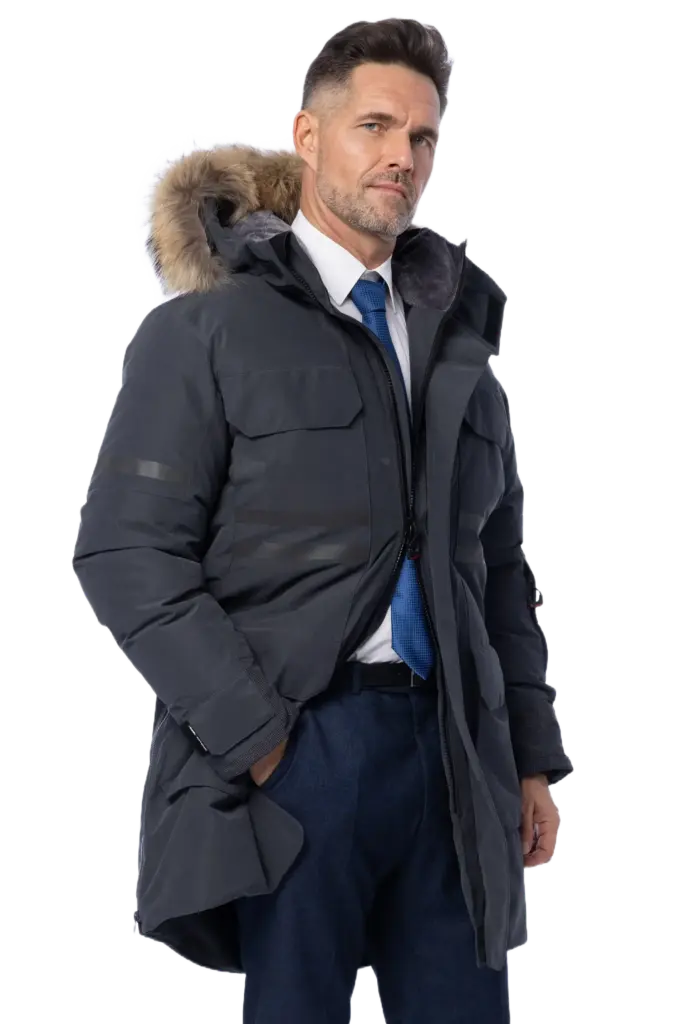 Зимняя пуховая куртка-парка Brodeks KW233 Premium